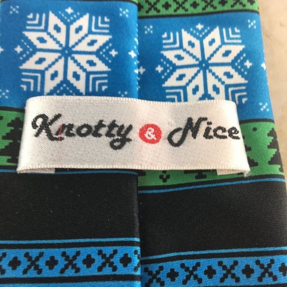 KNOTTY and NICE CHRISTMAS TIE - Picture 3 of 8